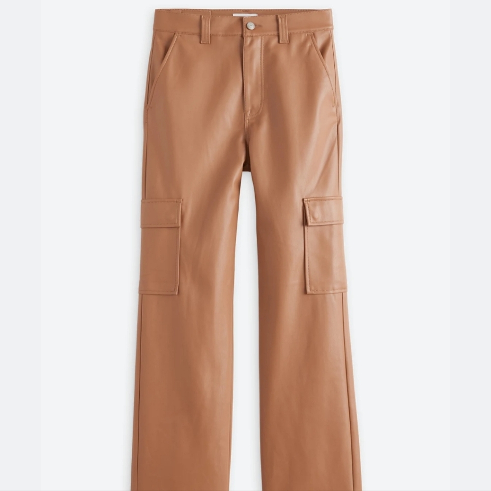 NWT Pistola Cassie faux leather straight pant